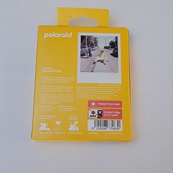 Polaroid Colour i-Type Film - 8 Pack - Picture 4 of 4